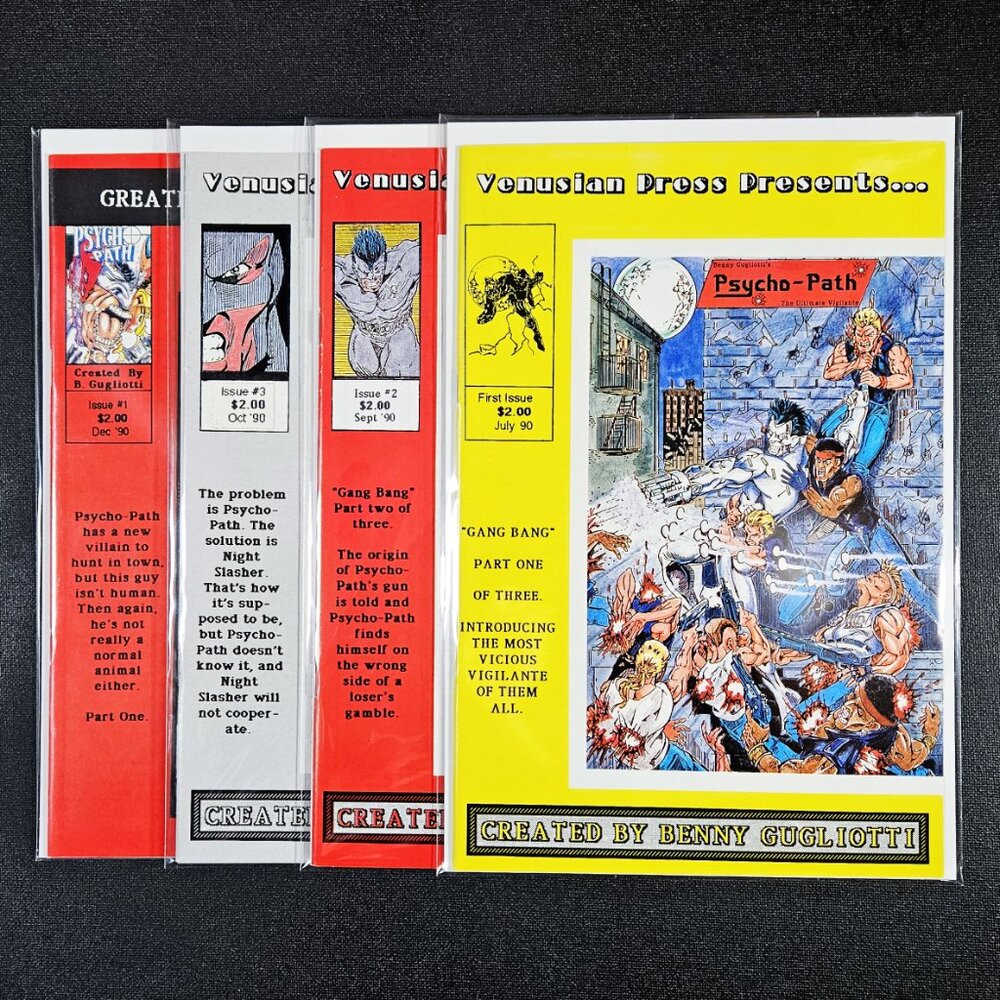 Psycho-Path #1-3 & #1 - 4 Book Lot 🔑 issue (1990) - RARE
